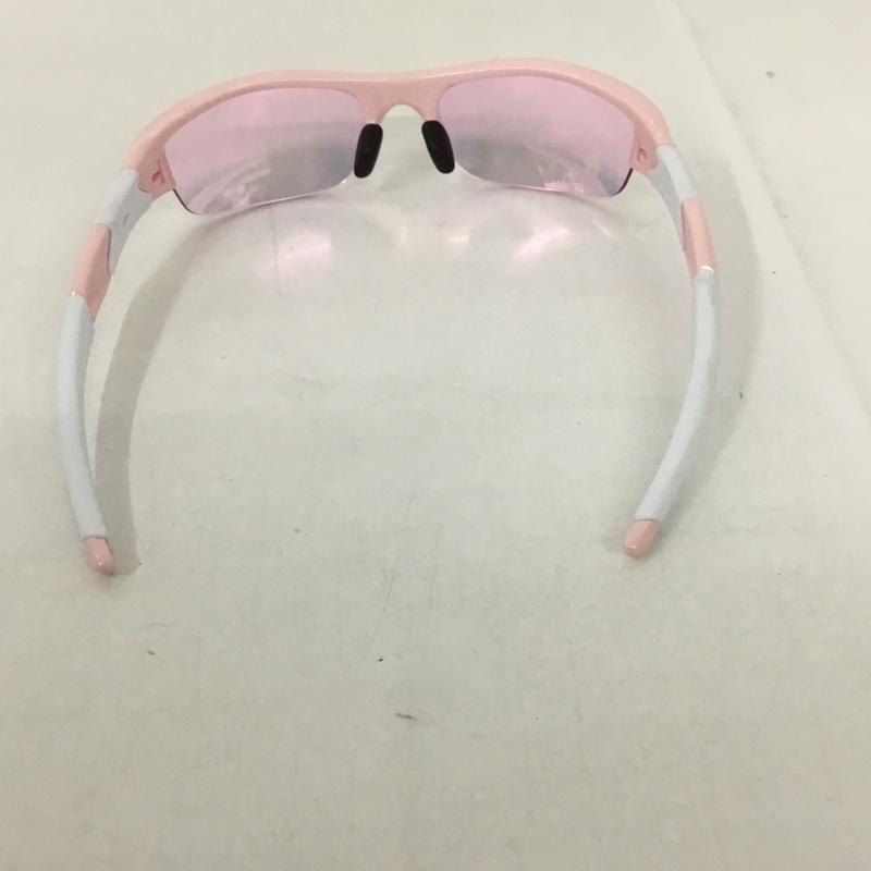 オークリー OAKLEY めがね・サングラス サングラス 03-886J FLAK JACKET スポーツサングラス ミラーレンズ 箱有 ロゴ、文字 桃 / ピンク / メンズ USED 古着 中古 10129382
