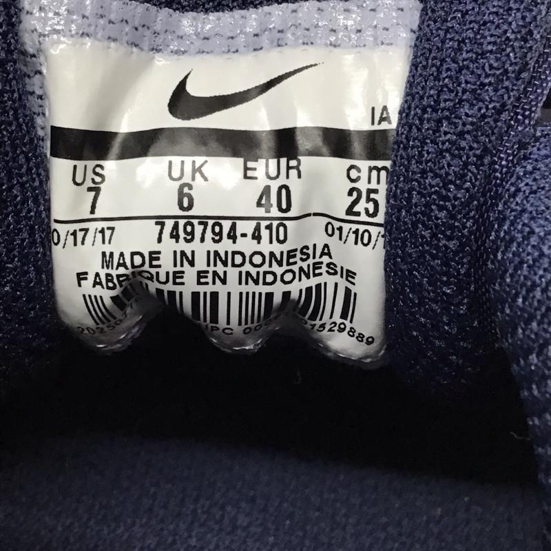 ナイキ NIKE スニーカー スニーカー 749794-410 MD RUNNER 2 25cm 25.0cm ロゴ、文字 紺 / ネイビー / レディース USED 古着 中古 10116059