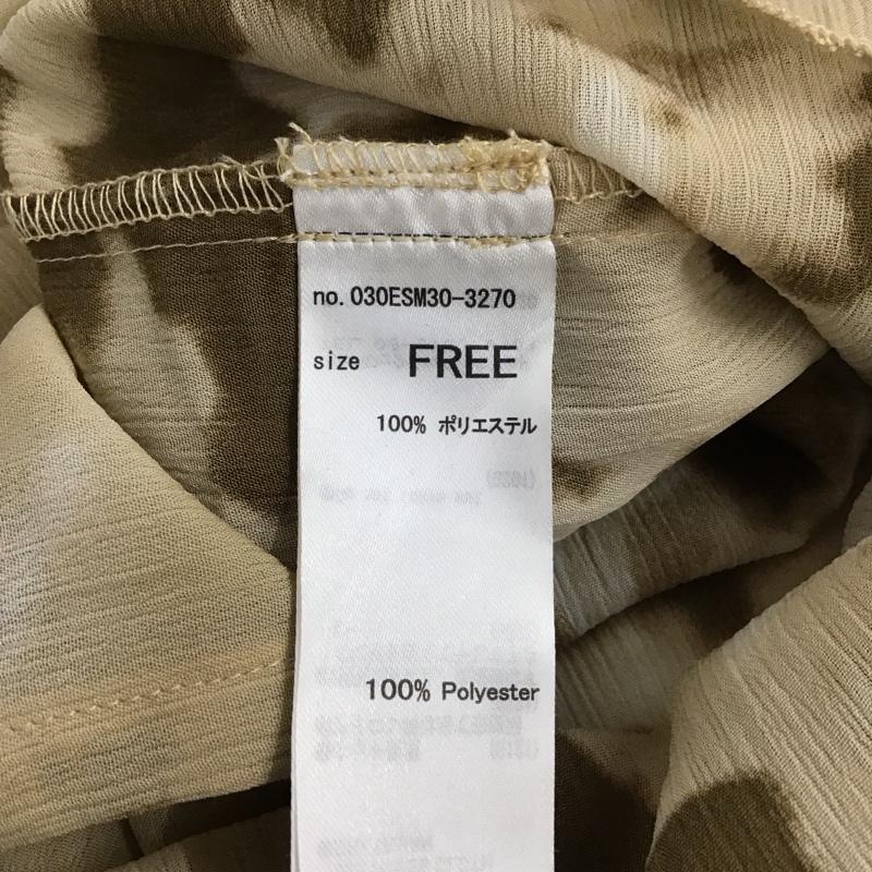 スライ SLY シャツ、ブラウス 長袖 030ESM30-3270 MARBLE DYE SHEER SH FREE マルチカラー / マルチカラー / レディース USED 古着 中古 10140468