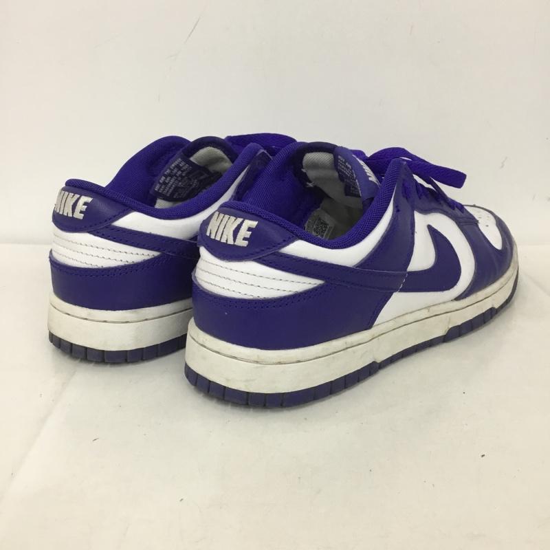 ナイキ NIKE スニーカー スニーカー DV0833-103 DUNK LOW RETRO 25.5cm ロゴ、文字 白 / ホワイト / X 青 / ブルー / メンズ USED 古着 中古 10136927