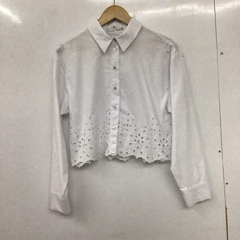 ザラ ZARA シャツ、ブラウス 長袖 3564/078/250 XS 無地 白 / ホワイト / レディース USED 古着 中古 10134670