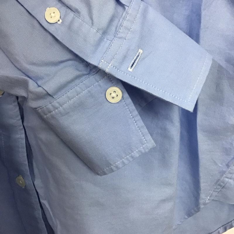 ユナイテッドアローズグリーンレーベルリラクシング UNITED ARROWS green label relaxing シャツ、ブラウス 長袖 3611-146-2112-7105 コットン オックス オーバー シャツ 36 無地 水色 / ライトブルー / レディース USED 古着 中古 10133799
