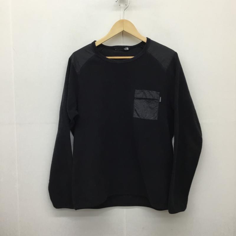 ザノースフェイス THE NORTH FACE トレーナー 長袖 NL11861 VERSA MICRO SWEAT M 無地 黒 / ブラック / メンズ USED 古着 中古 10136993