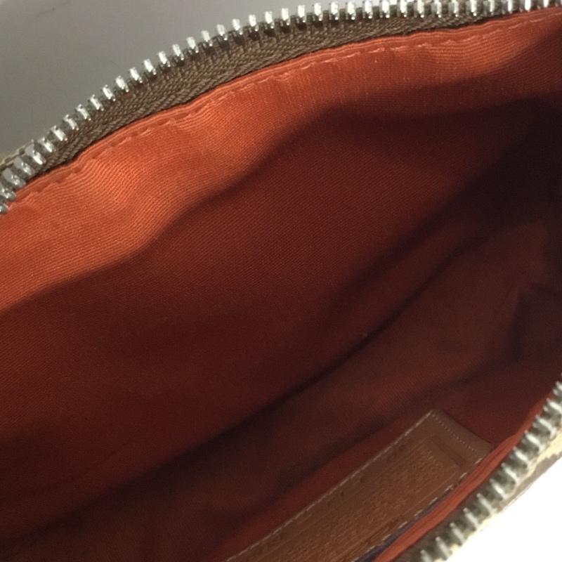 コーチ COACH ハンドバッグ ハンドバッグ F1J-6094 シグネチャー レザー切替 総柄 ベージュ / ベージュ / X 茶 / ブラウン / レディース USED 古着 中古 10137938