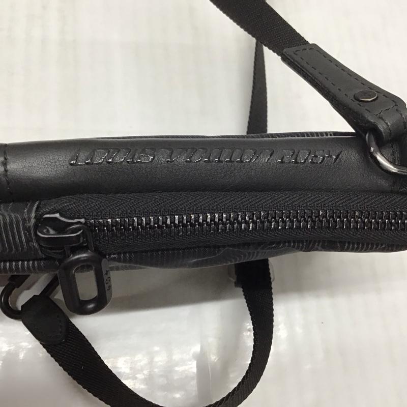 ルイヴィトン LOUIS VUITTON ショルダーバッグ ショルダーバッグ ダブルフォン ポーチ 箱有 総柄 黒 / ブラック / メンズ USED 古着 中古 10115660