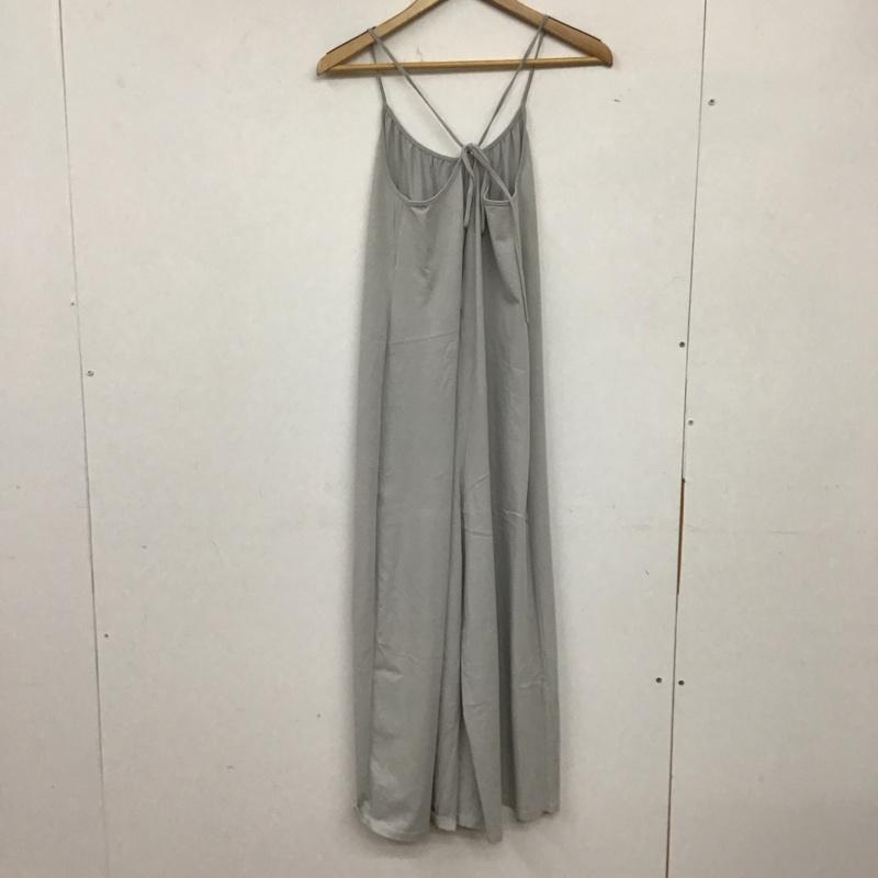 ザラ ZARA ワンピース・ドレス・オールインワン ワンピース・ドレス・オールインワン オールインワン ノースリーブ ワイドパンツ S 無地 灰 / グレー / レディース USED 古着 中古 10134318