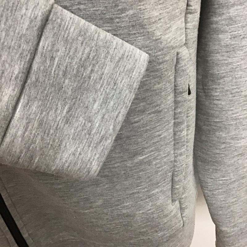 ザノースフェイス THE NORTH FACE ジャケット、上着 ジャケット、ブレザー NT11879 テックエアースウェットパーカーフルジップフーディ ジップアップジャケット パーカー L ロゴ、文字 灰 / グレー / メンズ USED 古着 中古 10106761