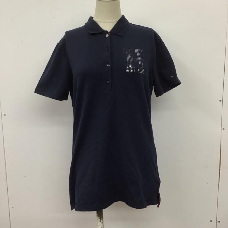 トミーヒルフィガー TOMMY HILFIGER ポロシャツ 半袖 1M87655134 S ワンポイント 紺 / ネイビー / レディース USED 古着 中古 10108611