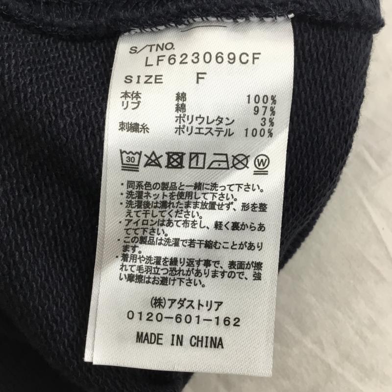 ローリーズファーム LOWRYS FARM トレーナー 長袖 FREE 刺繍 紺 / ネイビー / レディース USED 古着 中古 10138233