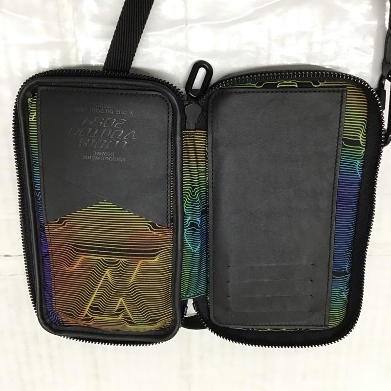 ルイヴィトン LOUIS VUITTON ショルダーバッグ ショルダーバッグ ダブルフォン ポーチ 箱有 総柄 黒 / ブラック / メンズ USED 古着 中古 10115660