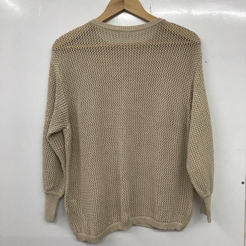 ローリーズファーム LOWRYS FARM カットソー 長袖 FREE 無地 ベージュ / ベージュ / レディース USED 古着 中古 10134217
