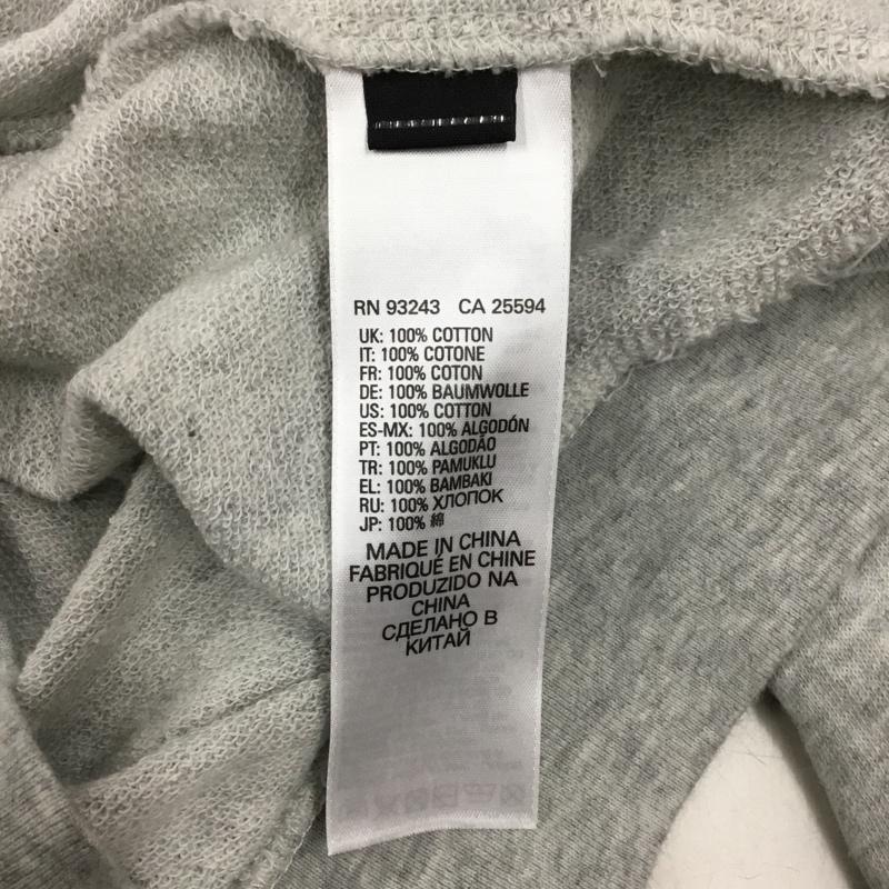 ディーゼル DIESEL カットソー 長袖 長袖カットソー クルーネックカットソー ロングスリーブカットソー L ロゴ、文字 灰 / グレー /  メンズ USED 古着 中古 10114155