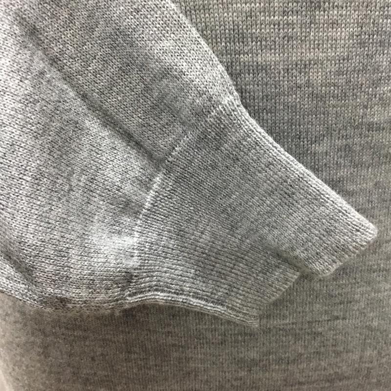 ミスタージェントルマン MR.GENTLEMAN ニット、セーター 長袖 長袖 M 無地 灰 / グレー / メンズ USED 古着 中古 10114312