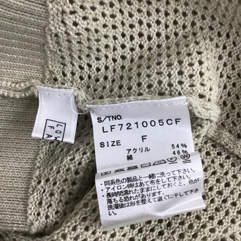 ローリーズファーム LOWRYS FARM ニット、セーター 半袖 FREE 無地 マルチカラー / マルチカラー /  レディース USED 古着 中古 10110272