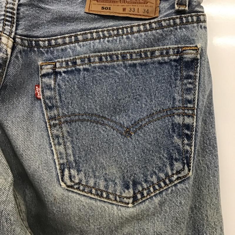 リーバイストラウスアンドコー Levi Strauss & co. パンツ デニム、ジーンズ デニムパンツ ワイドパンツ カジュアルパンツ 33インチ 無地 インディゴ / インディゴ / メンズ USED 古着 中古 10128737