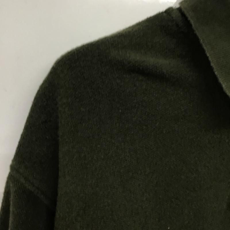 古着 USED ポロシャツ 長袖 長袖ポロシャツ 長袖カットソー カラーシャツ 古着 XXL ロゴ、文字 カーキ / カーキ / メンズ USED 古着 中古 10137059
