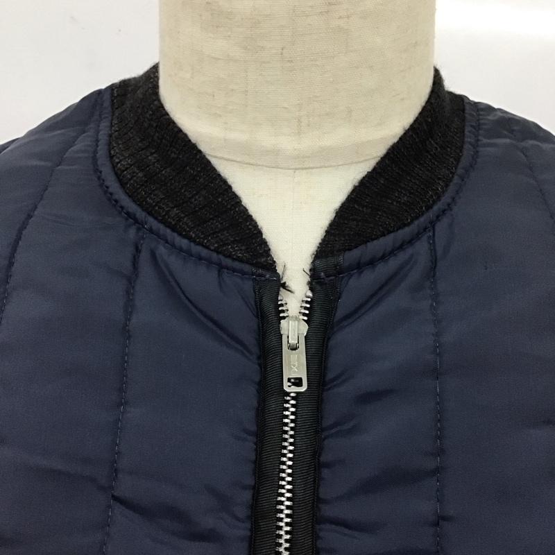 シアーズ SEARS ベスト ベスト フルジップ ジップアップ 無地 紺 / ネイビー / メンズ USED 古着 中古 10115708