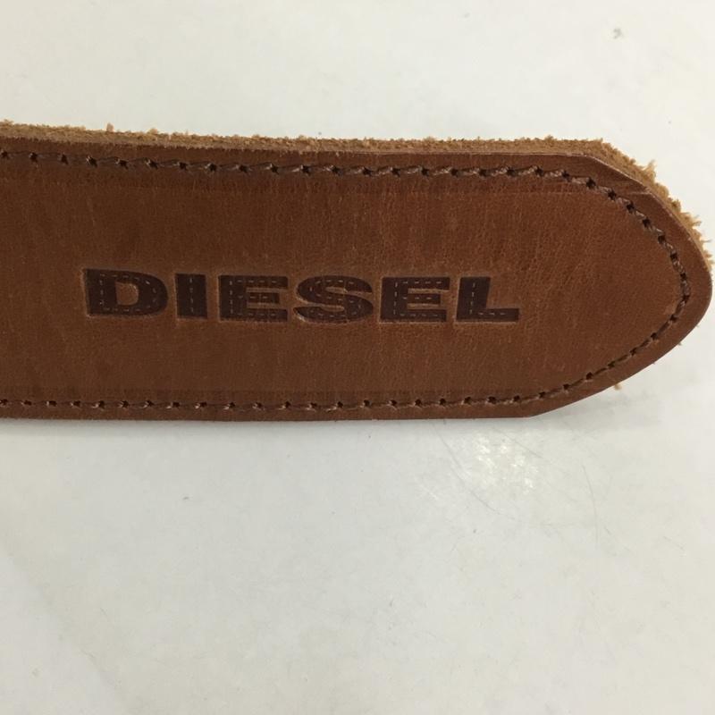 ディーゼル DIESEL ベルト・バックル ベルト レザー 無地 茶 / ブラウン / X ダークブラウン / ダークブラウン / メンズ USED 古着 中古 10124250
