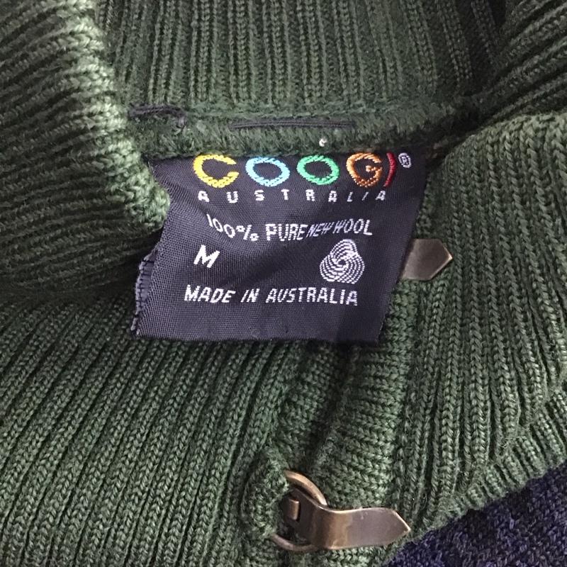 クージ COOGI ニット、セーター 長袖 長袖ニットカットソー スタンドネック セーター M プリント マルチカラー / マルチカラー / メンズ USED 古着 中古 10138430