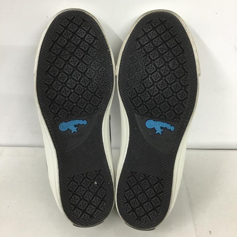 コンバース CONVERSE スニーカー スニーカー 1SC541 ALL STAR 100 STARSLIP OX 23cm スタッズ 23.0cm ロゴ、文字 黒 / ブラック / レディース USED 古着 中古 10130519