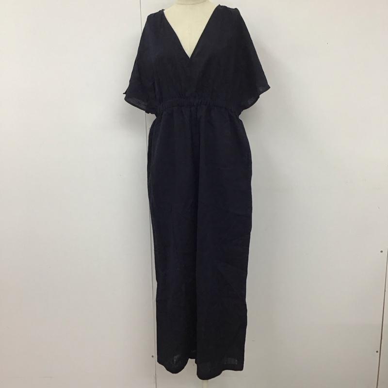 ザラ ZARA サロペット・オーバーオール サロペット、オーバーオール M 無地 紺 / ネイビー / レディース USED 古着 中古 10111429
