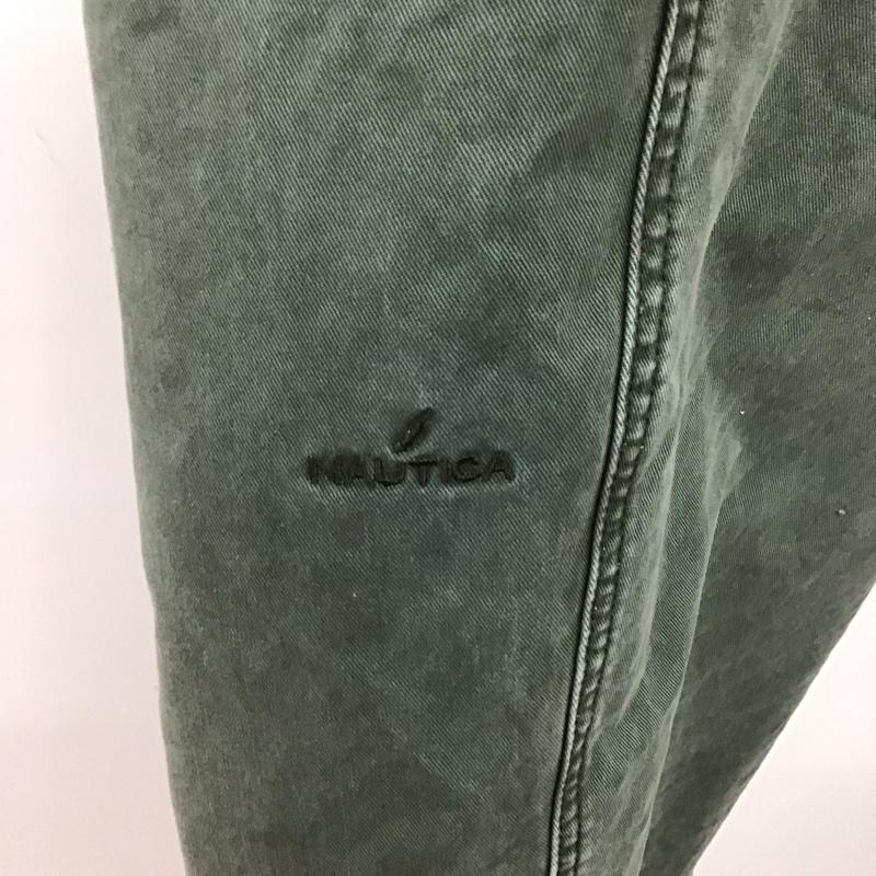 ノーティカ NAUTICA パンツ ワークパンツ、ペインターパンツ ワークパンツ ワイドパンツ カジュアルパンツ ミリタリーパンツ L 無地 カーキ / カーキ /  メンズ USED 古着 中古 10123905