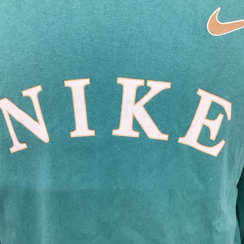 ナイキ NIKE カットソー 長袖 DV0529-392 NSWJAKOL/STシャツ 長袖カットソー プリントTシャツ L ロゴ、文字 水色 / ライトブルー /  メンズ USED 古着 中古 10110740