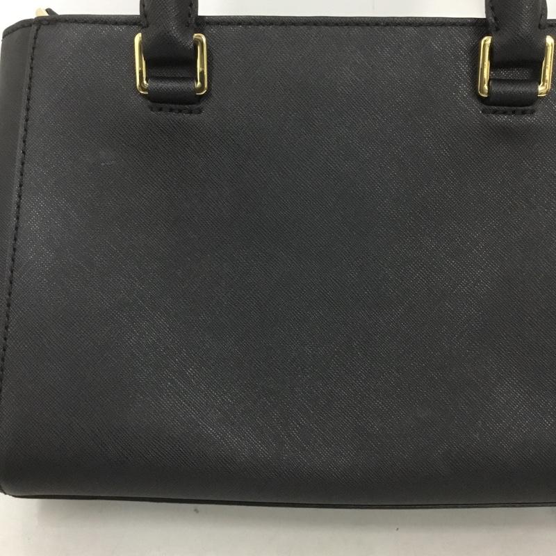 マイケルコース MICHAEL KORS ハンドバッグ ハンドバッグ 35T7GSOS0L ショルダーバッグ 2WAY ロゴ、文字 黒 / ブラック / レディース USED 古着 中古 10139224