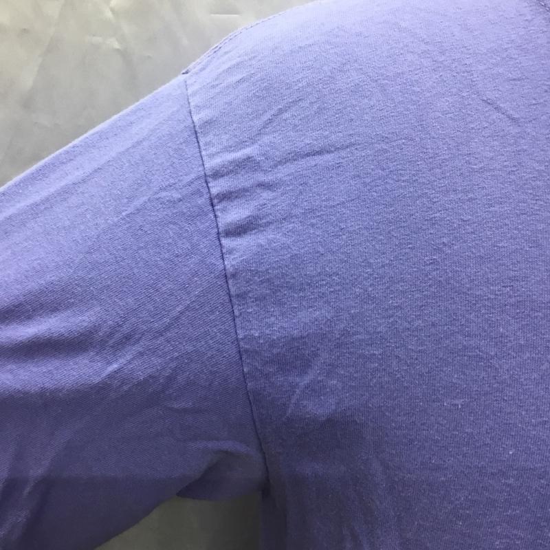 ハフ HUF Tシャツ 半袖 半袖カットソー プリントTシャツ クルーネックカットソー M ロゴ、文字 紫 / パープル /  メンズ USED 古着 中古 10112306