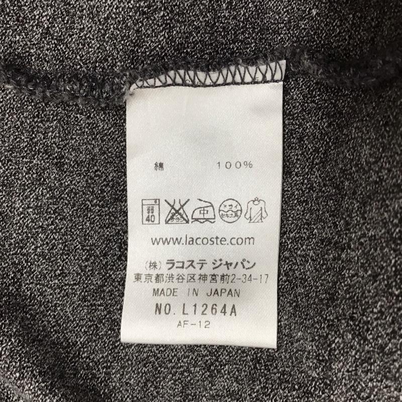 ラコステ LACOSTE ポロシャツ 半袖 L1264A 日本製 ワニ 2 ワンポイント 灰 / グレー / メンズ USED 古着 中古 10112390