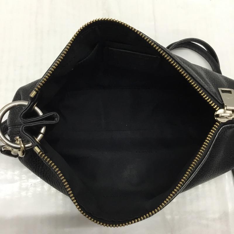 コーチ COACH ショルダーバッグ ショルダーバッグ F55661 クロスボディショルダーバッグ ロゴ、文字 黒 / ブラック / レディース USED 古着 中古 10119994