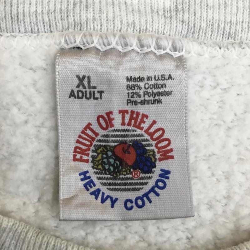 フルーツオブザルーム FRUIT OF THE LOOM トレーナー 長袖 グリーンベイ・パッカーズ NFC XL プリント 灰 / グレー / メンズ USED 古着 中古 10138695