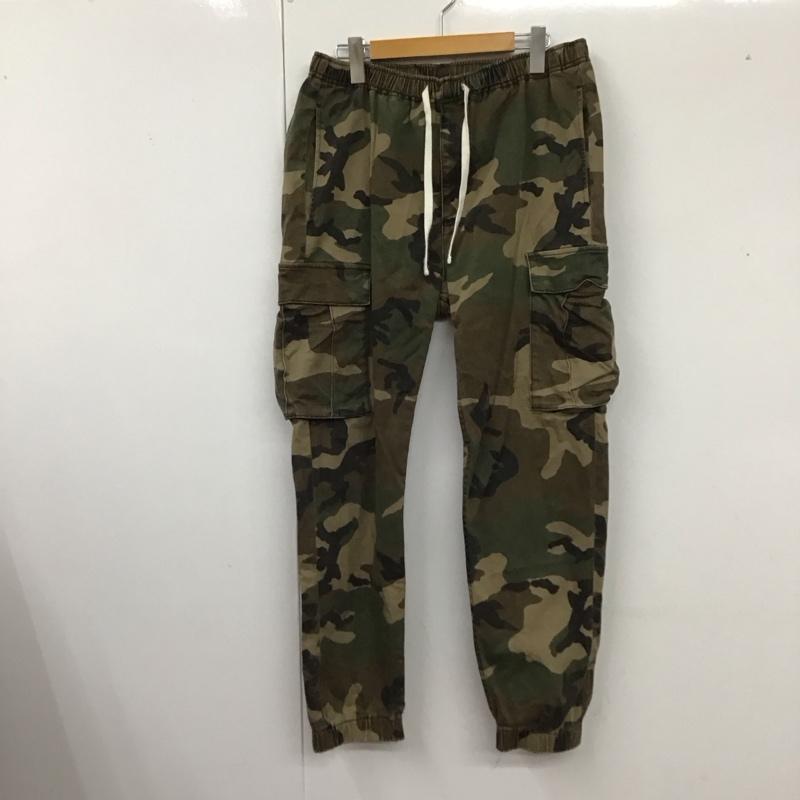 モンキータイム MONKEY TIME パンツ ワークパンツ、ペインターパンツ 8314-699-0700 CAMOPRINTDROPPEDCARGO ワークパンツ L カモフラージュ柄・迷彩 マルチカラー / マルチカラー /  メンズ USED 古着 中古 10124007