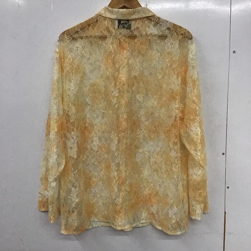 ジュエティ jouetie シャツ、ブラウス 長袖 082220400101-01 長袖ブラウス 長袖シャツ シースルーシャツ M 総柄 マルチカラー / マルチカラー / レディース USED 古着 中古 10135560