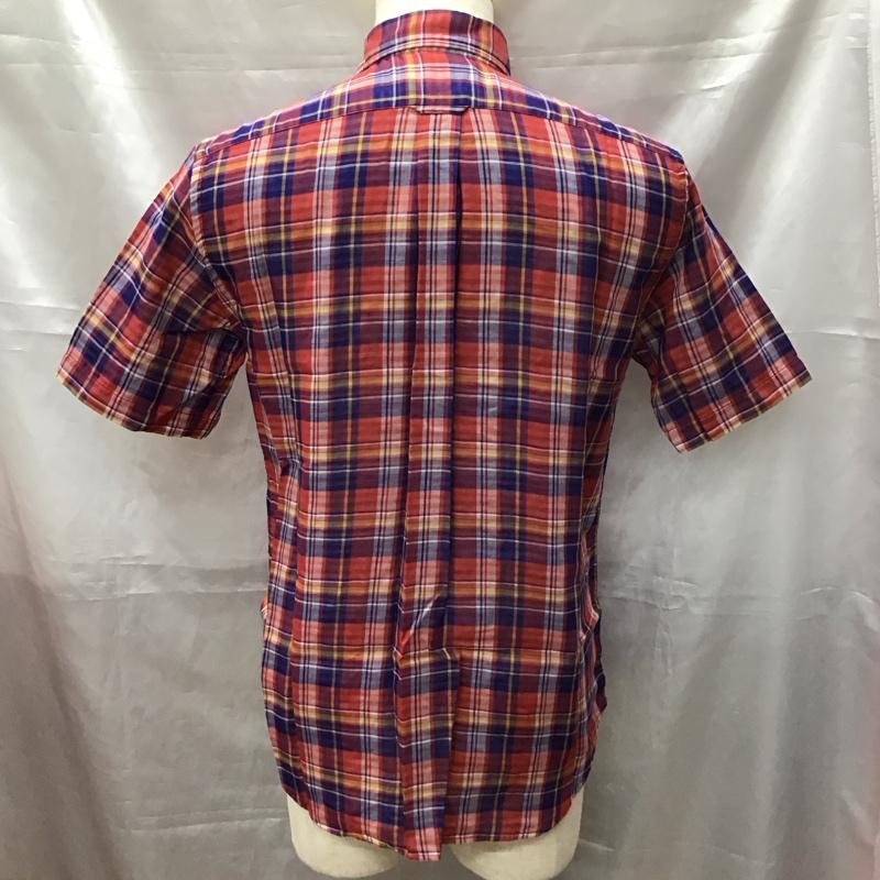 ニューヨーカー NEWYORKER シャツ、ブラウス 半袖 半袖シャツ カラーシャツ 半袖カットソー チェックシャツ M チェック マルチカラー / マルチカラー /  メンズ USED 古着 中古 10113213