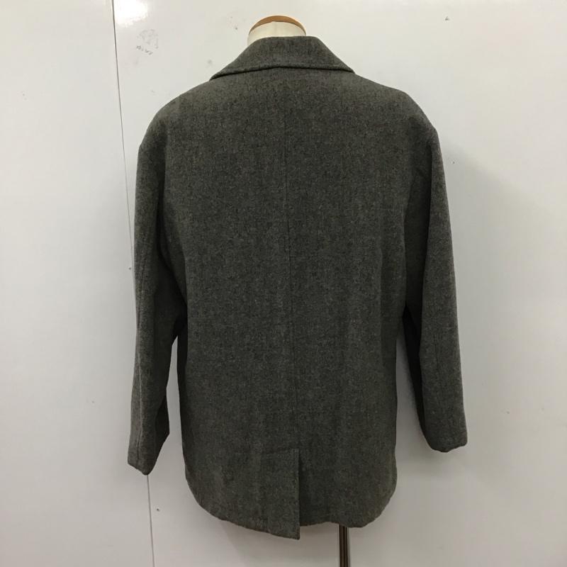 チャップス CHAPS コート コート一般 ピーコート アウター ダブルジャケット M 無地 灰 / グレー / メンズ USED 古着 中古 10122007