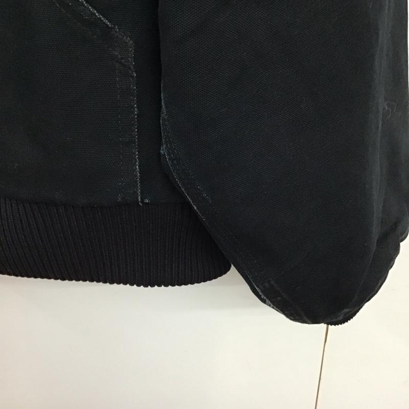カーハート Carhartt ジャケット、上着 ジャケット、ブレザー ジップアップジャケット パーカージャケット アウター L ロゴ、文字 黒 / ブラック / メンズ USED 古着 中古 10136793