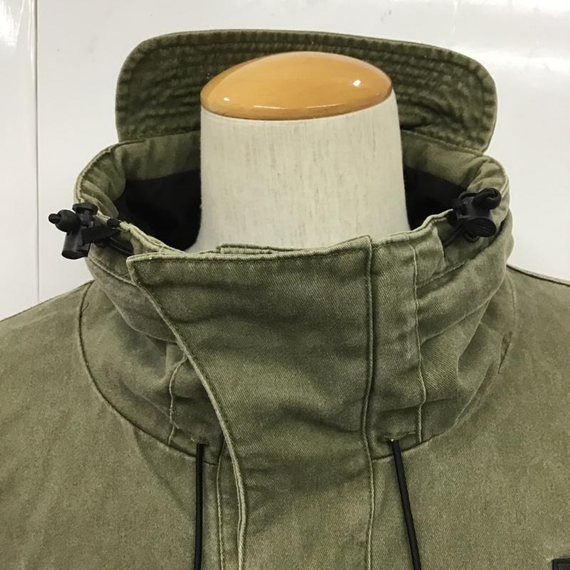 ザラメン ZARA MAN ジャケット、上着 ジャケット、ブレザー プルオーバーミリタリージャケット カジュアルジャケット パーカー アウター XL 無地 カーキ / カーキ / メンズ USED 古着 中古 10105613