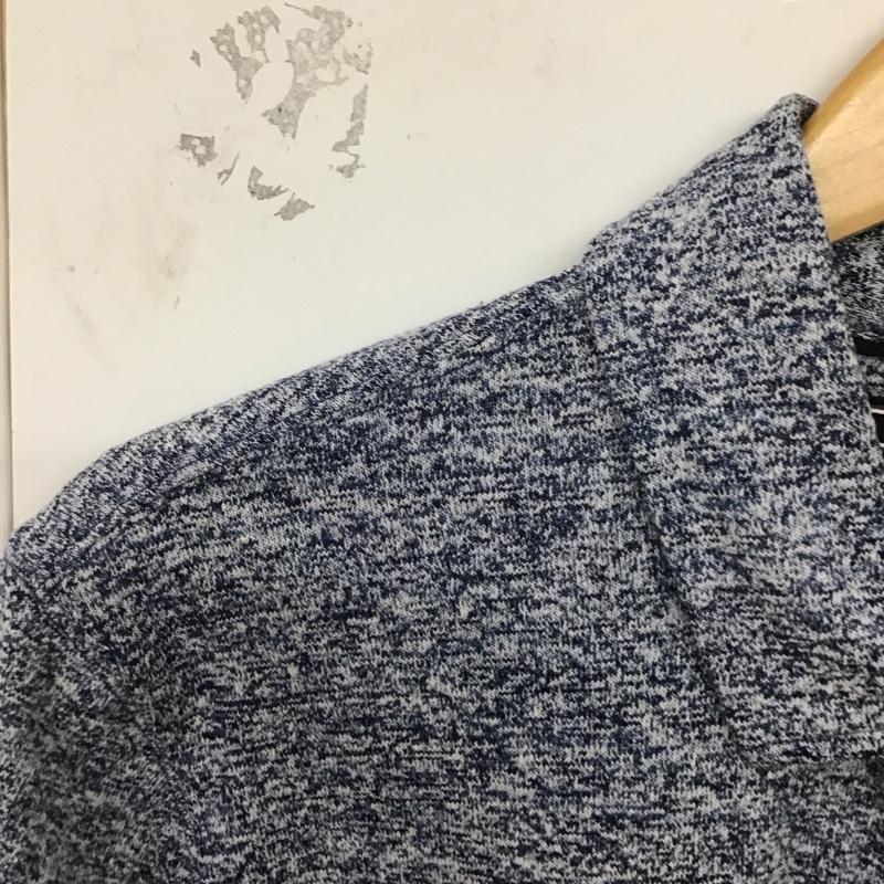 トミーヒルフィガー TOMMY HILFIGER ポロシャツ 半袖 半袖ポロシャツ 半袖カットソー カラーシャツ L 無地 青 / ブルー / メンズ USED 古着 中古 10129068