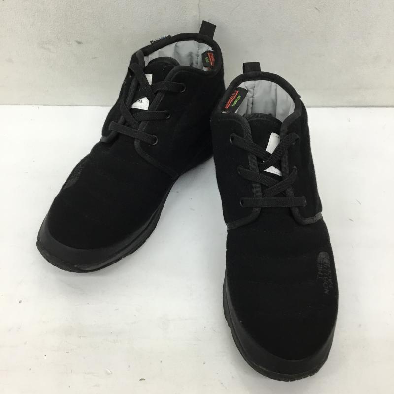 ザノースフェイス THE NORTH FACE ブーツ ショートブーツ NF51986 ウォータープルーフチャッカヌプシトラクションライト 27.0cm ロゴ、文字 黒 / ブラック / メンズ USED 古着 中古 10136324