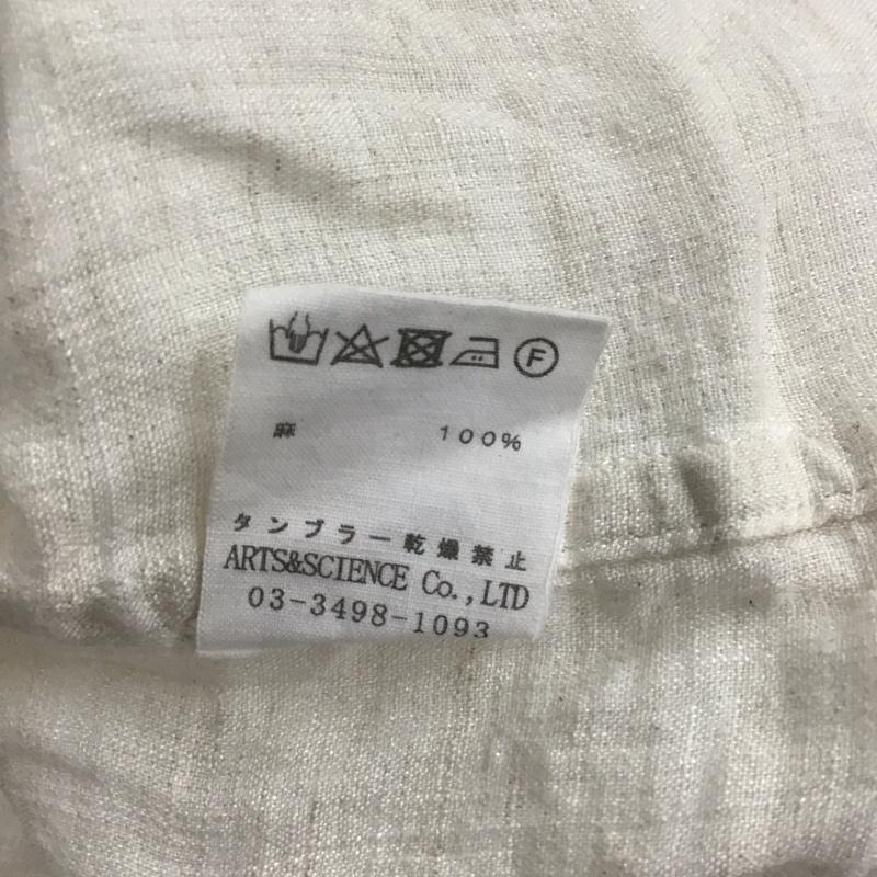 アーツアンドサイエンス ARTS & SCIENCE シャツ、ブラウス 長袖 長袖シャツ カラーシャツ ポケットシャツ 長袖カットソー 3 無地 白 / ホワイト / メンズ USED 古着 中古 10106754