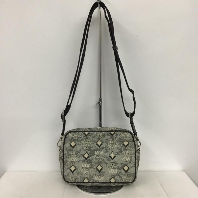 エムシーエム MCM ショルダーバッグ ショルダーバッグ MMRBATQ01EG001 総柄 灰 / グレー / レディース USED 古着 中古 10133201
