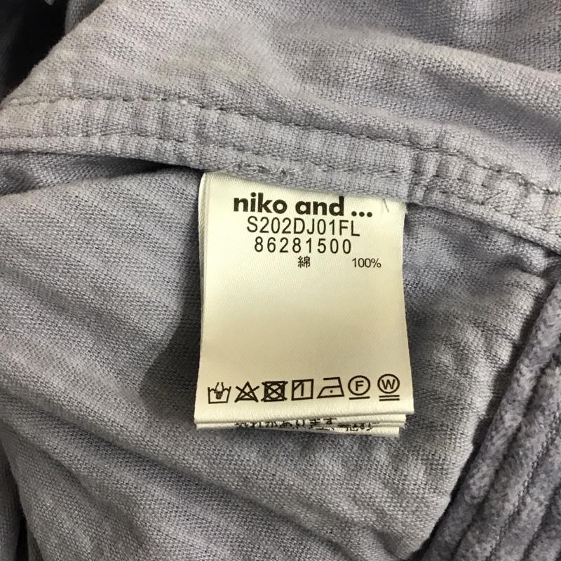 ニコアンド niko and... ジャケット、上着 ジャンパー、ブルゾン コーデュロイジャケット 無地 紫 / パープル / レディース USED 古着 中古 10114349