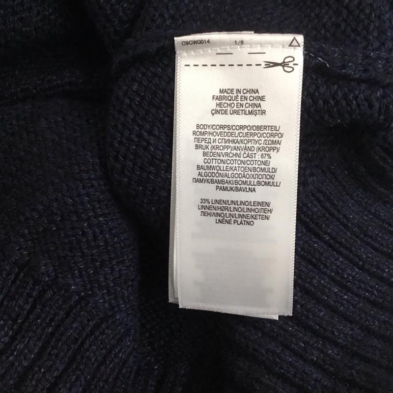 ポロラルフローレン POLO RALPH LAUREN ニット、セーター 長袖 長袖ニットカットソー ニット セーター クルーネックニット L プリント 紺 / ネイビー /  レディース USED 古着 中古 10113757