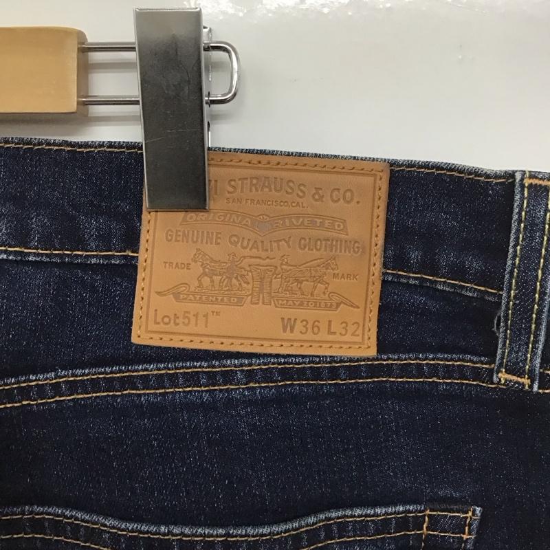 リーバイストラウスアンドコー Levi Strauss & co. パンツ デニム、ジーンズ デニムパンツ ワイドパンツ カジュアルパンツ ストレッチパンツ 36インチ 無地 インディゴ / インディゴ / メンズ USED 古着 中古 10132894