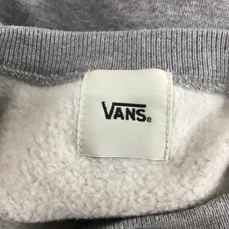 バンズ VANS ワンピース ミニスカート 29174h92000 スリーブプリントワンピース 長袖スウェットワンピース トレーナー FREE ロゴ、文字 灰 / グレー / メンズ USED 古着 中古 10111895
