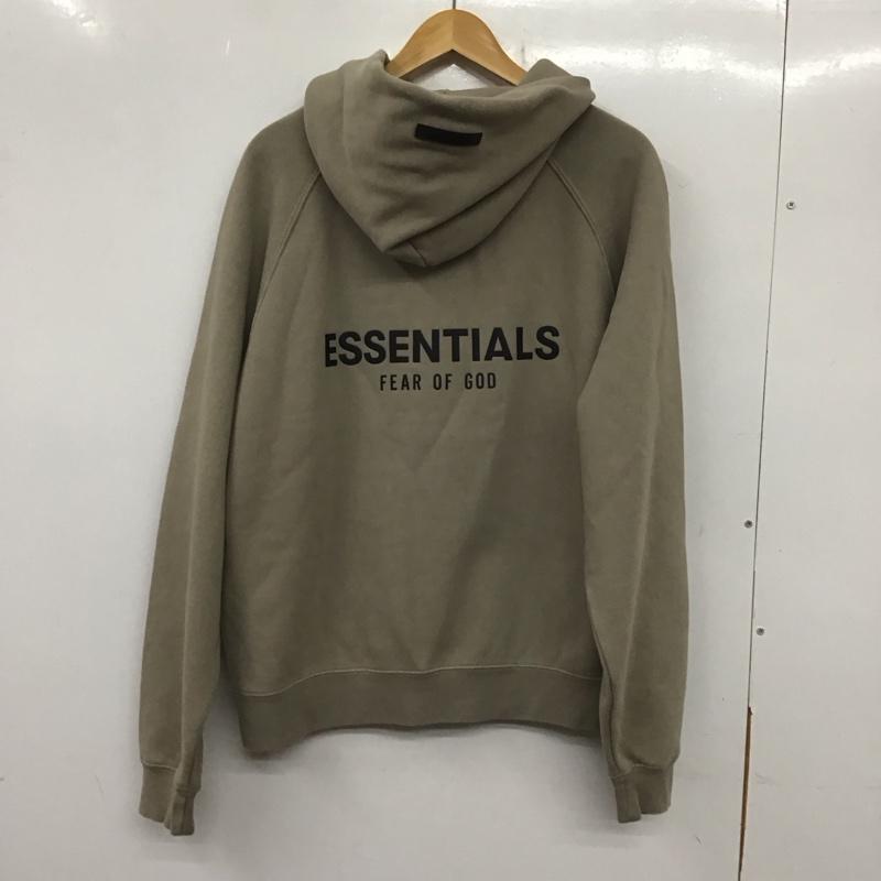 エッセンシャルズ ESSENTIALS パーカー 長袖 長袖パーカー プルオーバーパーカー スウェット S 無地 灰 / グレー / メンズ USED 古着 中古 10138126