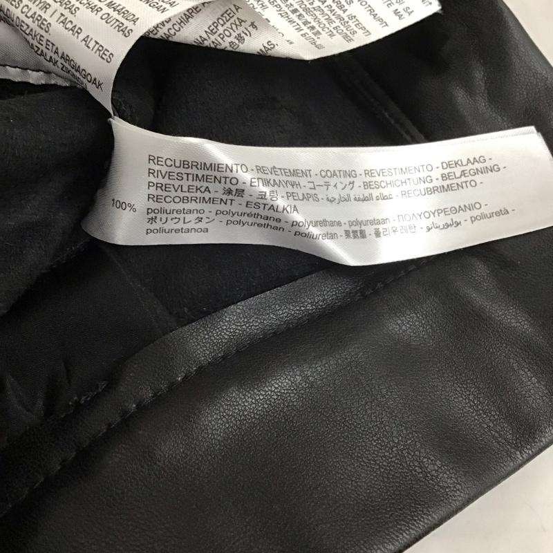 ザラ ZARA パンツ ショートパンツ 7901 291 800 フェイクレザー XS 無地 黒 / ブラック / レディース USED 古着 中古 10113004