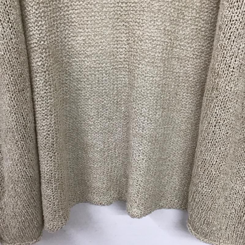 ケービーエフ KBF カーディガン 長袖 KB05-22J010 無地 ベージュ / ベージュ / レディース USED 古着 中古 10132217