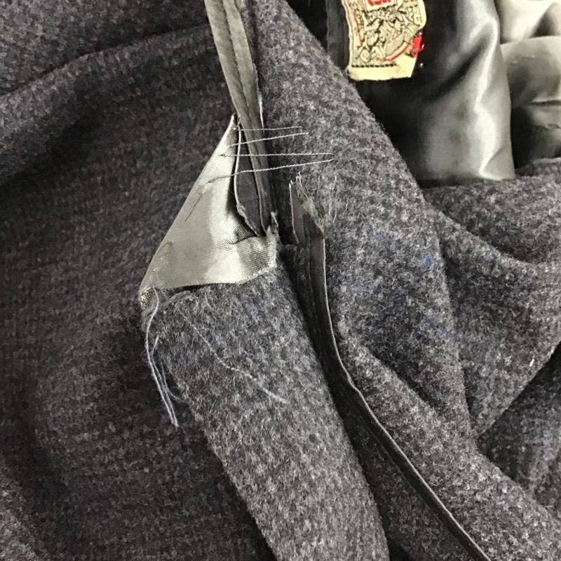 古着 USED ジャケット、上着 ジャケット、ブレザー ジャケット アウター カラージャケットロングコートジャケット チェック 灰 / グレー / メンズ USED 古着 中古 10137574